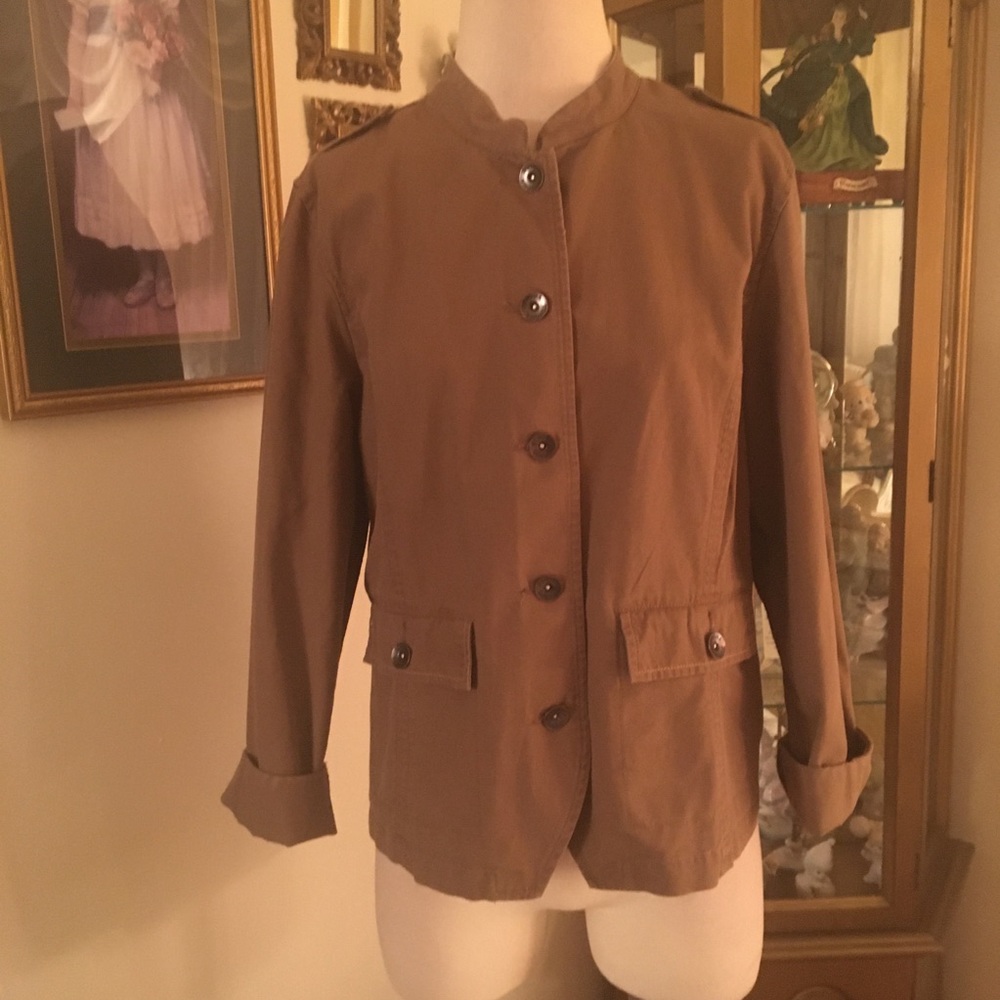 Sonoma Brown Button Down Jacket - image 1